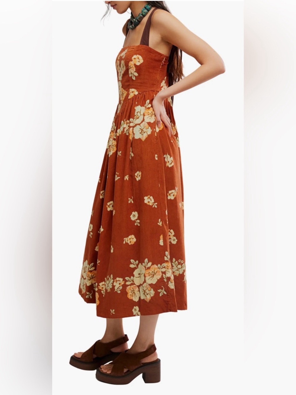 Free People Until Dawn Midi Dress | Small - Picture 2 of 9